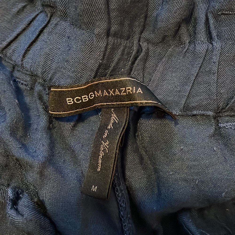 BCBGMAXAZRIA - Navy Paperbag Shorts - Medium